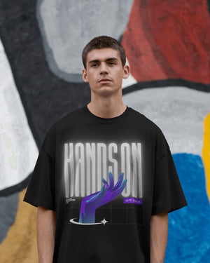 Zodiark Exclusive â€“ HandsOn Tee âœ‹ðŸ”¥ â€“ Take Control T-Shirt, crafted for Gen-Z with premium quality cotton, modern streetwear vibes, and a statement-making design perfect for bold, expressive fashion. Stand out, feel unstoppable, and flex your unique identity with every wear.